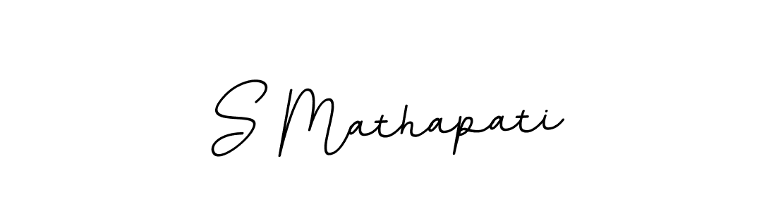 Make a beautiful signature design for name S Mathapati. With this signature (BallpointsItalic-DORy9) style, you can create a handwritten signature for free. S Mathapati signature style 11 images and pictures png