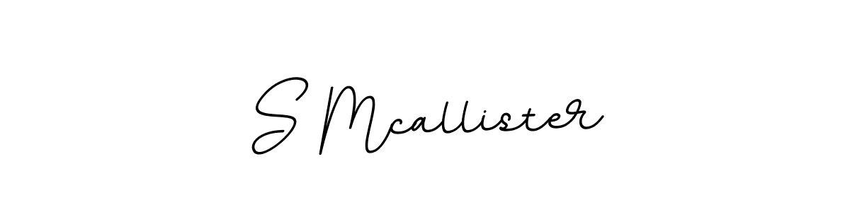 You should practise on your own different ways (BallpointsItalic-DORy9) to write your name (S Mcallister) in signature. don't let someone else do it for you. S Mcallister signature style 11 images and pictures png