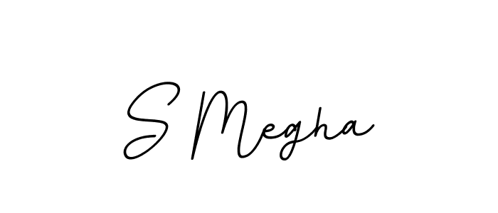 Design your own signature with our free online signature maker. With this signature software, you can create a handwritten (BallpointsItalic-DORy9) signature for name S Megha. S Megha signature style 11 images and pictures png