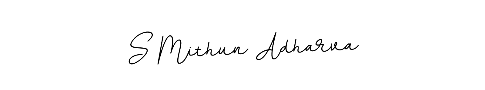 Once you've used our free online signature maker to create your best signature BallpointsItalic-DORy9 style, it's time to enjoy all of the benefits that S Mithun Adharva name signing documents. S Mithun Adharva signature style 11 images and pictures png