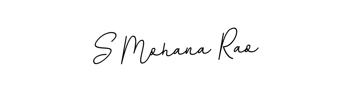 Create a beautiful signature design for name S Mohana Rao. With this signature (BallpointsItalic-DORy9) fonts, you can make a handwritten signature for free. S Mohana Rao signature style 11 images and pictures png