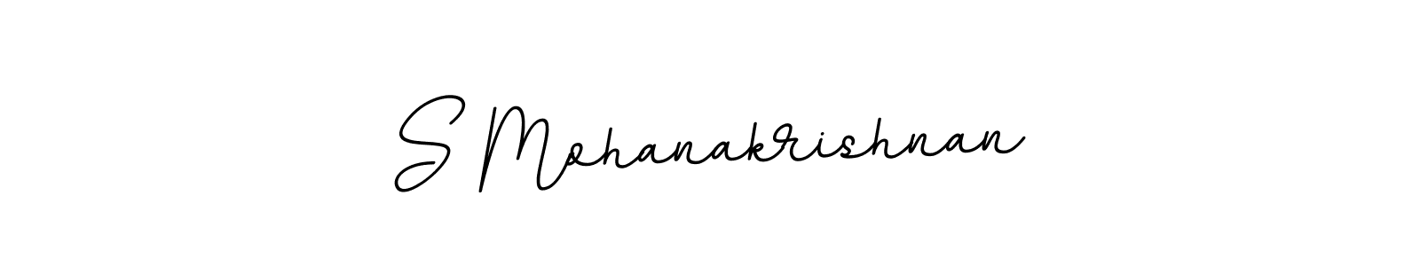 You should practise on your own different ways (BallpointsItalic-DORy9) to write your name (S Mohanakrishnan) in signature. don't let someone else do it for you. S Mohanakrishnan signature style 11 images and pictures png