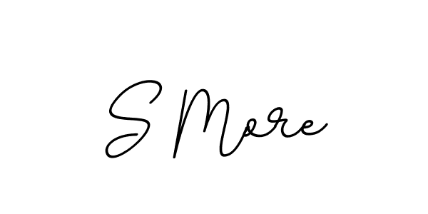 Create a beautiful signature design for name S More. With this signature (BallpointsItalic-DORy9) fonts, you can make a handwritten signature for free. S More signature style 11 images and pictures png