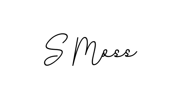 Make a beautiful signature design for name S Moss. With this signature (BallpointsItalic-DORy9) style, you can create a handwritten signature for free. S Moss signature style 11 images and pictures png