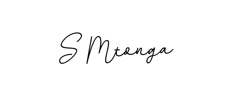 You should practise on your own different ways (BallpointsItalic-DORy9) to write your name (S Mtonga) in signature. don't let someone else do it for you. S Mtonga signature style 11 images and pictures png