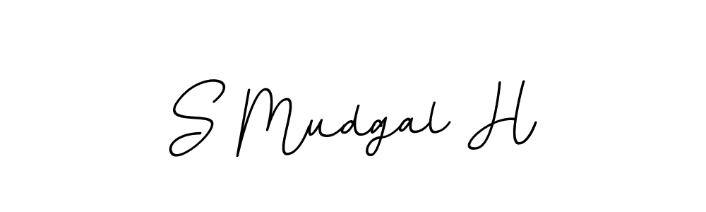 Also we have S Mudgal H name is the best signature style. Create professional handwritten signature collection using BallpointsItalic-DORy9 autograph style. S Mudgal H signature style 11 images and pictures png