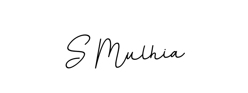 Create a beautiful signature design for name S Mulhia. With this signature (BallpointsItalic-DORy9) fonts, you can make a handwritten signature for free. S Mulhia signature style 11 images and pictures png
