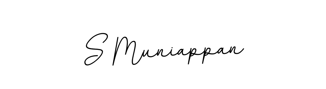 BallpointsItalic-DORy9 is a professional signature style that is perfect for those who want to add a touch of class to their signature. It is also a great choice for those who want to make their signature more unique. Get S Muniappan name to fancy signature for free. S Muniappan signature style 11 images and pictures png