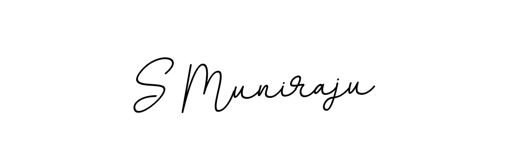 S Muniraju stylish signature style. Best Handwritten Sign (BallpointsItalic-DORy9) for my name. Handwritten Signature Collection Ideas for my name S Muniraju. S Muniraju signature style 11 images and pictures png