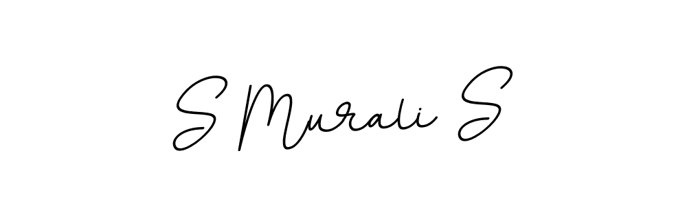 This is the best signature style for the S Murali S name. Also you like these signature font (BallpointsItalic-DORy9). Mix name signature. S Murali S signature style 11 images and pictures png