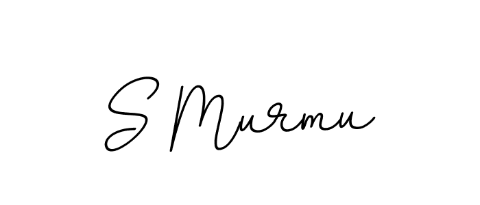 Use a signature maker to create a handwritten signature online. With this signature software, you can design (BallpointsItalic-DORy9) your own signature for name S Murmu. S Murmu signature style 11 images and pictures png