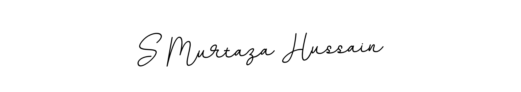 Make a beautiful signature design for name S Murtaza Hussain. With this signature (BallpointsItalic-DORy9) style, you can create a handwritten signature for free. S Murtaza Hussain signature style 11 images and pictures png
