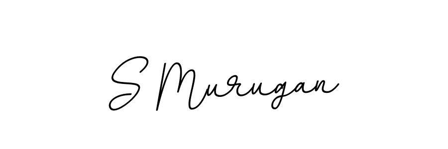 Design your own signature with our free online signature maker. With this signature software, you can create a handwritten (BallpointsItalic-DORy9) signature for name S Murugan. S Murugan signature style 11 images and pictures png