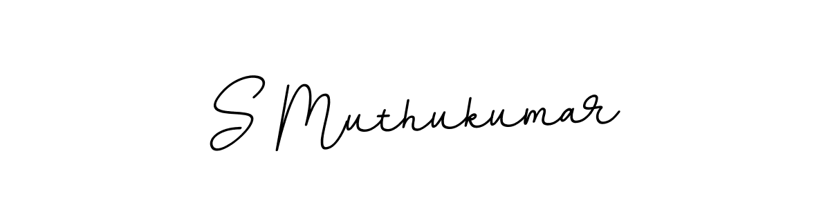 You should practise on your own different ways (BallpointsItalic-DORy9) to write your name (S Muthukumar) in signature. don't let someone else do it for you. S Muthukumar signature style 11 images and pictures png