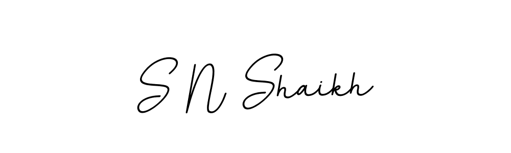 You should practise on your own different ways (BallpointsItalic-DORy9) to write your name (S N Shaikh) in signature. don't let someone else do it for you. S N Shaikh signature style 11 images and pictures png