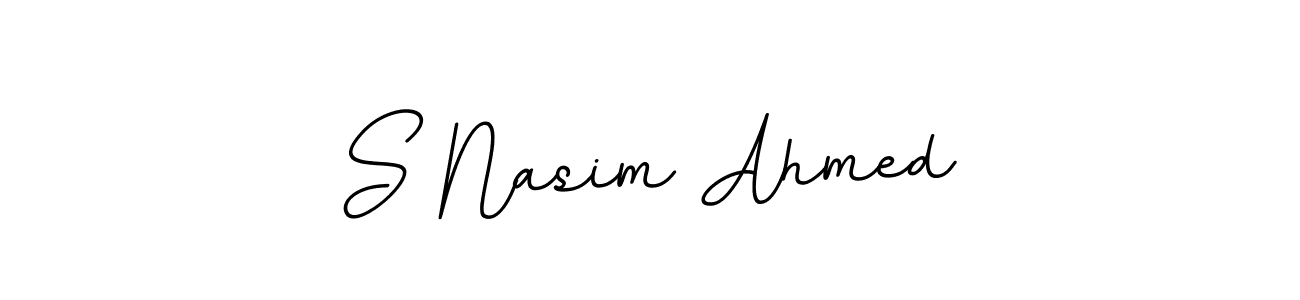 How to make S Nasim Ahmed signature? BallpointsItalic-DORy9 is a professional autograph style. Create handwritten signature for S Nasim Ahmed name. S Nasim Ahmed signature style 11 images and pictures png