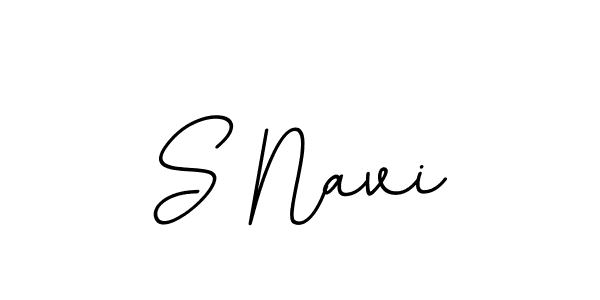 Design your own signature with our free online signature maker. With this signature software, you can create a handwritten (BallpointsItalic-DORy9) signature for name S Navi. S Navi signature style 11 images and pictures png