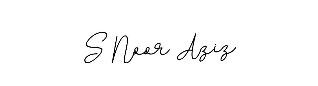 The best way (BallpointsItalic-DORy9) to make a short signature is to pick only two or three words in your name. The name S Noor Aziz include a total of six letters. For converting this name. S Noor Aziz signature style 11 images and pictures png