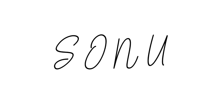 BallpointsItalic-DORy9 is a professional signature style that is perfect for those who want to add a touch of class to their signature. It is also a great choice for those who want to make their signature more unique. Get S O N U name to fancy signature for free. S O N U signature style 11 images and pictures png