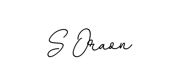 Make a beautiful signature design for name S Oraon. With this signature (BallpointsItalic-DORy9) style, you can create a handwritten signature for free. S Oraon signature style 11 images and pictures png