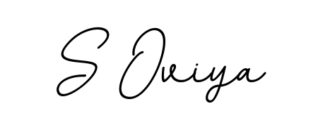 Try this chic S Oviya handwritten sign style. Using BallpointsItalic-DORy9 font elements, it gives your name a sleek, memorable identity. S Oviya signature style 11 images and pictures png