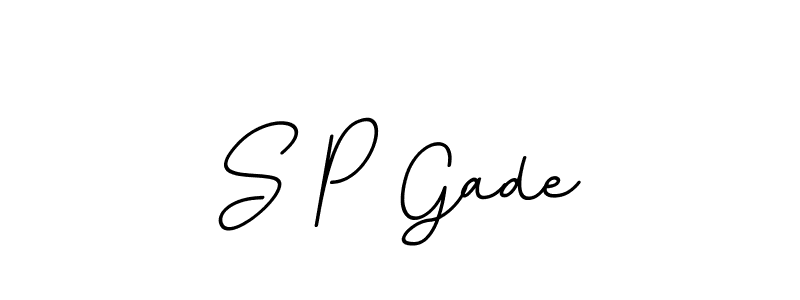 Also we have S P Gade name is the best signature style. Create professional handwritten signature collection using BallpointsItalic-DORy9 autograph style. S P Gade signature style 11 images and pictures png