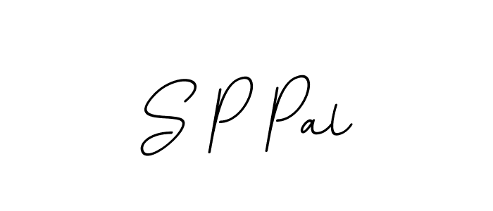 You should practise on your own different ways (BallpointsItalic-DORy9) to write your name (S P Pal) in signature. don't let someone else do it for you. S P Pal signature style 11 images and pictures png