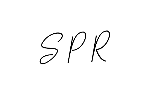 How to make S P R name signature. Use BallpointsItalic-DORy9 style for creating short signs online. This is the latest handwritten sign. S P R signature style 11 images and pictures png