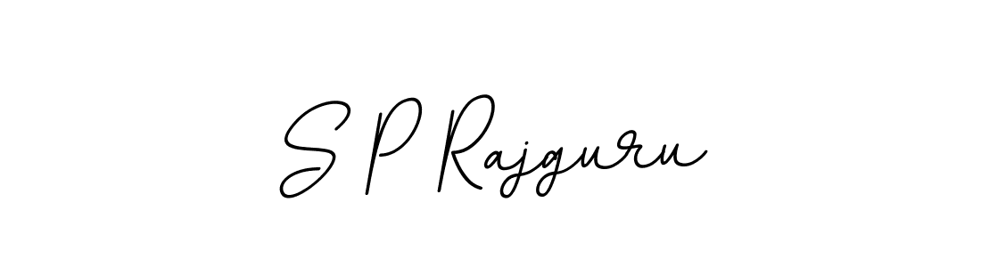 Make a beautiful signature design for name S P Rajguru. With this signature (BallpointsItalic-DORy9) style, you can create a handwritten signature for free. S P Rajguru signature style 11 images and pictures png