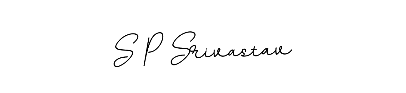 How to make S P Srivastav signature? BallpointsItalic-DORy9 is a professional autograph style. Create handwritten signature for S P Srivastav name. S P Srivastav signature style 11 images and pictures png