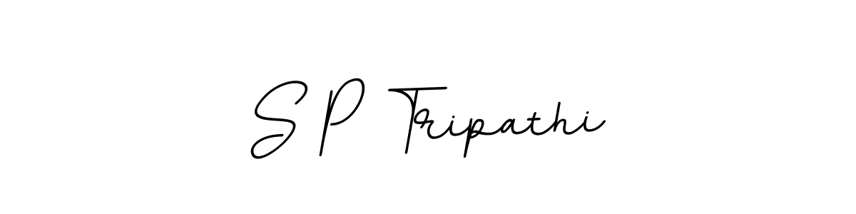 Create a beautiful signature design for name S P Tripathi. With this signature (BallpointsItalic-DORy9) fonts, you can make a handwritten signature for free. S P Tripathi signature style 11 images and pictures png