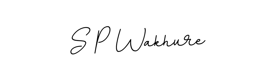 How to make S P Wakhure signature? BallpointsItalic-DORy9 is a professional autograph style. Create handwritten signature for S P Wakhure name. S P Wakhure signature style 11 images and pictures png