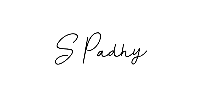 Create a beautiful signature design for name S Padhy. With this signature (BallpointsItalic-DORy9) fonts, you can make a handwritten signature for free. S Padhy signature style 11 images and pictures png