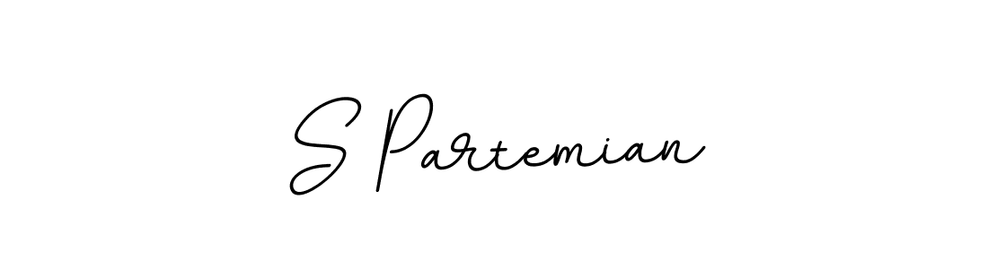 S Partemian stylish signature style. Best Handwritten Sign (BallpointsItalic-DORy9) for my name. Handwritten Signature Collection Ideas for my name S Partemian. S Partemian signature style 11 images and pictures png