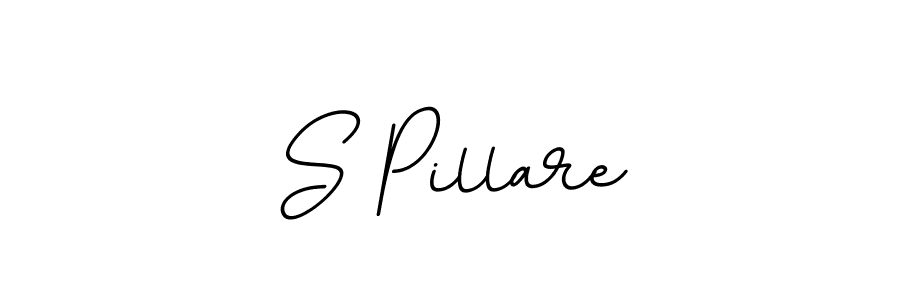 Create a beautiful signature design for name S Pillare. With this signature (BallpointsItalic-DORy9) fonts, you can make a handwritten signature for free. S Pillare signature style 11 images and pictures png