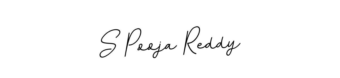 The best way (BallpointsItalic-DORy9) to make a short signature is to pick only two or three words in your name. The name S Pooja Reddy include a total of six letters. For converting this name. S Pooja Reddy signature style 11 images and pictures png