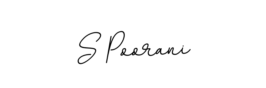 Similarly BallpointsItalic-DORy9 is the best handwritten signature design. Signature creator online .You can use it as an online autograph creator for name S Poorani. S Poorani signature style 11 images and pictures png