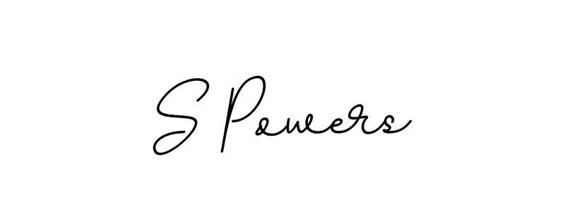 How to make S Powers name signature. Use BallpointsItalic-DORy9 style for creating short signs online. This is the latest handwritten sign. S Powers signature style 11 images and pictures png