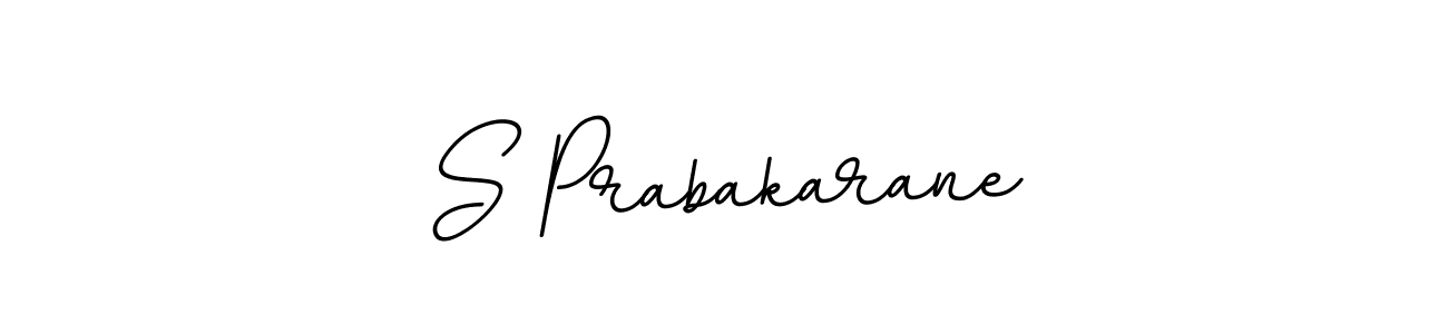 Use a signature maker to create a handwritten signature online. With this signature software, you can design (BallpointsItalic-DORy9) your own signature for name S Prabakarane. S Prabakarane signature style 11 images and pictures png