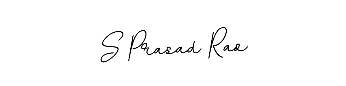 Make a beautiful signature design for name S Prasad Rao. With this signature (BallpointsItalic-DORy9) style, you can create a handwritten signature for free. S Prasad Rao signature style 11 images and pictures png