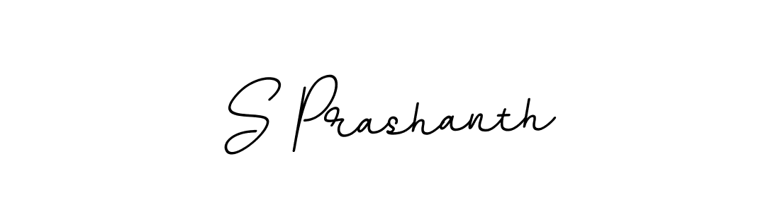 Design your own signature with our free online signature maker. With this signature software, you can create a handwritten (BallpointsItalic-DORy9) signature for name S Prashanth. S Prashanth signature style 11 images and pictures png