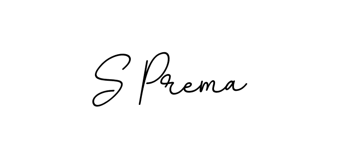 Make a beautiful signature design for name S Prema. With this signature (BallpointsItalic-DORy9) style, you can create a handwritten signature for free. S Prema signature style 11 images and pictures png