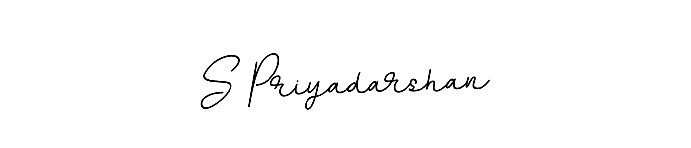 Design your own signature with our free online signature maker. With this signature software, you can create a handwritten (BallpointsItalic-DORy9) signature for name S Priyadarshan. S Priyadarshan signature style 11 images and pictures png