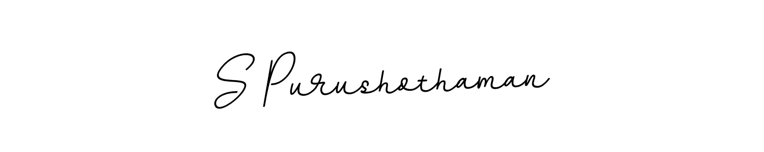 Also we have S Purushothaman name is the best signature style. Create professional handwritten signature collection using BallpointsItalic-DORy9 autograph style. S Purushothaman signature style 11 images and pictures png