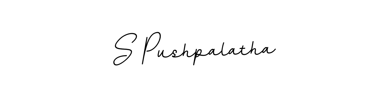 Also we have S Pushpalatha name is the best signature style. Create professional handwritten signature collection using BallpointsItalic-DORy9 autograph style. S Pushpalatha signature style 11 images and pictures png