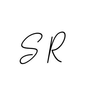 You should practise on your own different ways (BallpointsItalic-DORy9) to write your name (S R) in signature. don't let someone else do it for you. S R signature style 11 images and pictures png