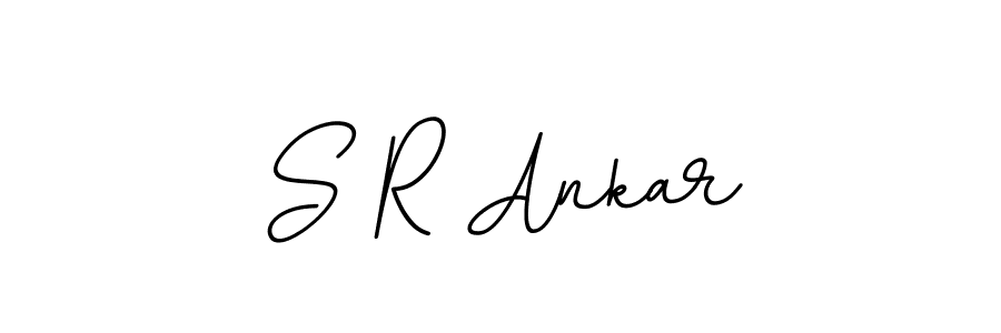 if you are searching for the best signature style for your name S R Ankar. so please give up your signature search. here we have designed multiple signature styles  using BallpointsItalic-DORy9. S R Ankar signature style 11 images and pictures png