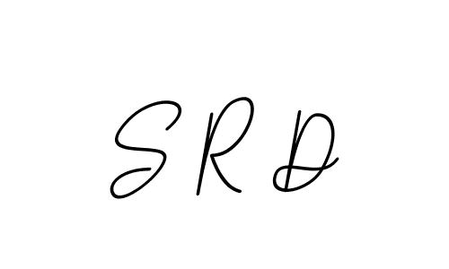 Create a beautiful signature design for name S R D. With this signature (BallpointsItalic-DORy9) fonts, you can make a handwritten signature for free. S R D signature style 11 images and pictures png