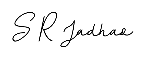 Get inspired by this graceful BallpointsItalic-DORy9 signature style for name S R Jadhao. Smooth loops and balanced proportions for everyday use. S R Jadhao signature style 11 images and pictures png