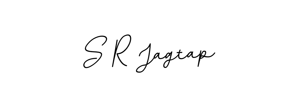 The best way (BallpointsItalic-DORy9) to make a short signature is to pick only two or three words in your name. The name S R Jagtap include a total of six letters. For converting this name. S R Jagtap signature style 11 images and pictures png